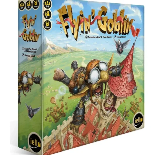 Hot Flyin Goblin - IEL 51664 - Miniature Marvels: Airplane Models & Painted Dice Board Game