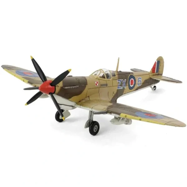 Forces of Valor FOV-812005D 1:72 Supermarine Spitfire Mk.IX RCAF, Flt. Lt. Eugeniusz Horbaczewski, No.145 Sqn, Tunisia, - Miniature Marvels: Airplane Models & Painted Dice* Airplane Model