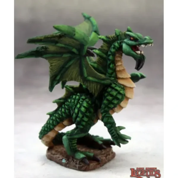 Store Forest Dragon Hatchling: Dark Heaven Legends RPR 03649 - Miniature Marvels: Airplane Models & Painted Dice Miniature