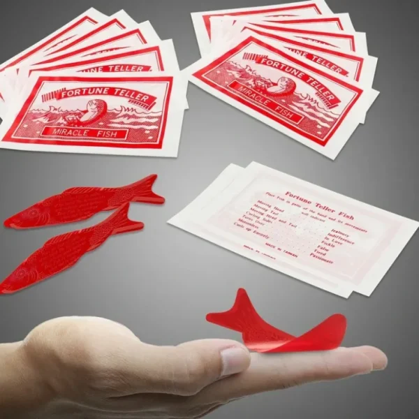 Online 144 Fortune Teller Magic Miracle Fish Fortune Telling Fish Individual Envelopes - Miniature Marvels: Airplane Models & Painted Dice Egpull