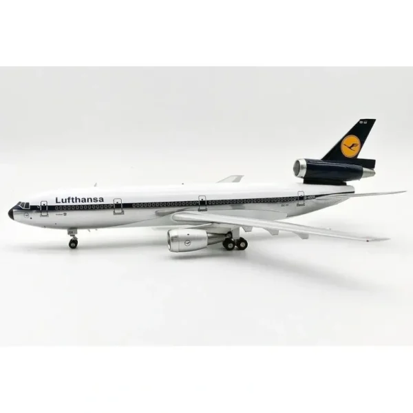 *Fox Models JF-DC10-3-011P 1:200 DC-10-30 Lufthansa Polished D-ADCO - Miniature Marvels: Airplane Models & Painted Dice* Airplane Model