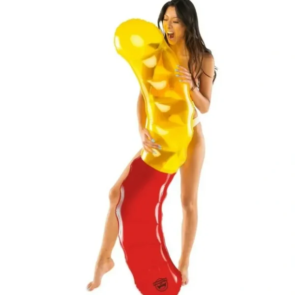 Outlet 5 FT GIANT GUMMY WORM Inflatable Noodle Swimming Pool Float Raft Toy - BigMouth - Miniature Marvels: Airplane Models & Painted Dice Egpull