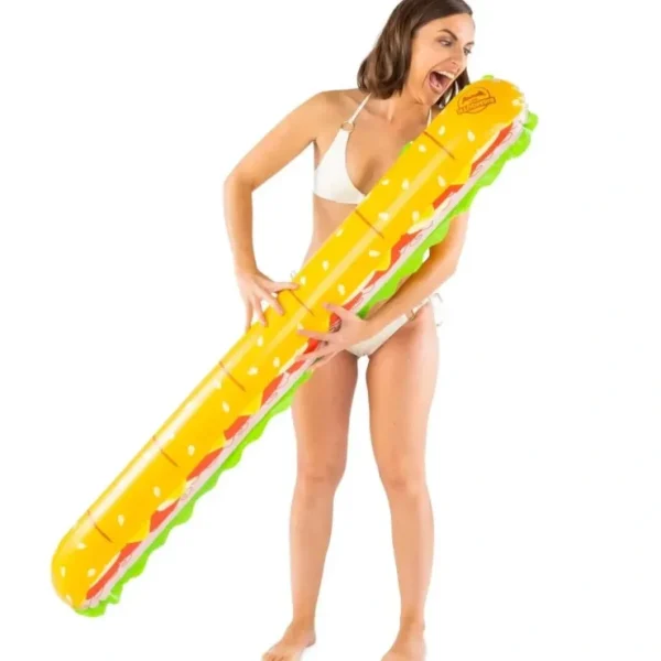 Online 5 FT SUB SANDWICH Inflatable Noodle Swimming Pool Float Toy - BigMouth Inc - Miniature Marvels: Airplane Models & Painted Dice Egpull