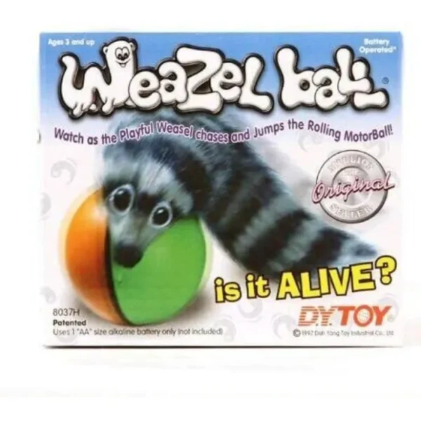 Shop FURRY WEASEL BALL - Weazel Cat Dog Child Play Toy - Funny GaG Novelty - Miniature Marvels: Airplane Models & Painted Dice Egpull