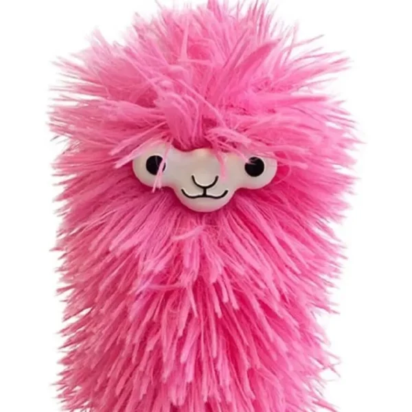 Outlet Fuzzy Pink Llama Duster - Cute Soft & Fluffy Cleaner - Bend Me Into Shape NEW! - Miniature Marvels: Airplane Models & Painted Dice Egpull