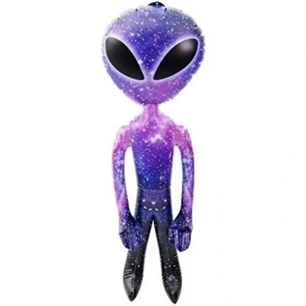 Store 63" Galaxy Space Alien Inflate - Inflatable 5 Foot Blow Up Prop UFO Child Play Toy - Miniature Marvels: Airplane Models & Painted Dice Egpull