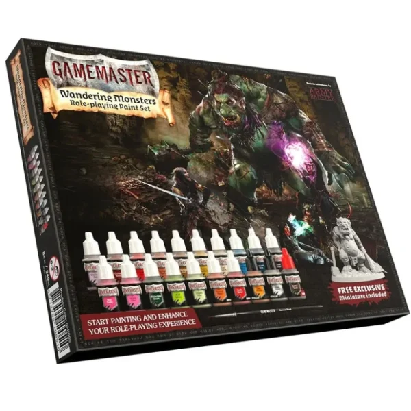 Sale Gamemaster: Wandering Monsters Paint Set TAP GM1005 - Miniature Marvels: Airplane Models & Painted Dice Paint