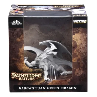 Shop Gargantuan Green Dragon: Pathfinder Deep Cuts WZK 73531 - Miniature Marvels: Airplane Models & Painted Dice Miniature