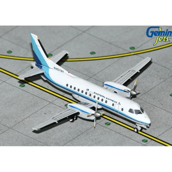 Gemini Jets 1:400 GJEAL1251 Eastern Express Saab SF-340A Bar Harbor Airlines SF-340A N407BH - Miniature Marvels: Airplane Models & Painted Dice* Airplane Model