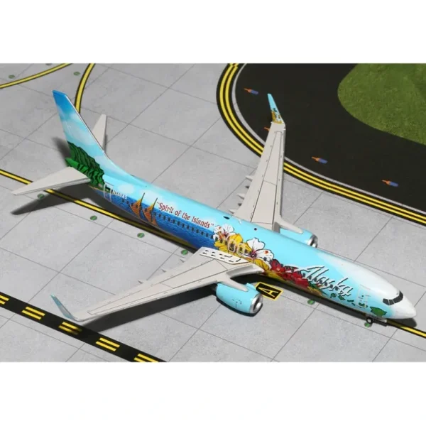 Gemini Jets G2ASA399 1:200 Alaska Airlines Boeing 737-800 "Spirit of the Islands" - Miniature Marvels: Airplane Models & Painted Dice* Airplane Model