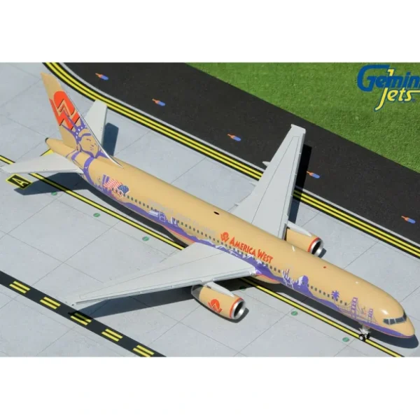 Gemini Jets G2AWE967 1:200 America West Airlines Boeing 757-200 - Miniature Marvels: Airplane Models & Painted Dice* Airplane Model