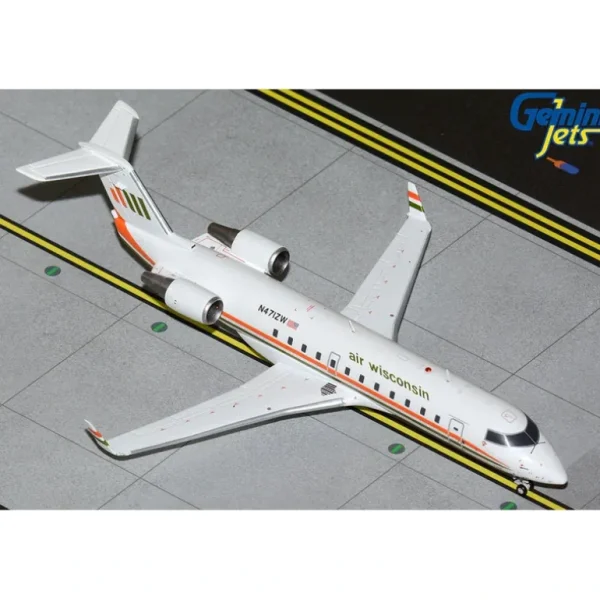 Gemini Jets G2AWI1244 1:200 Air Wisconsin CRJ-200 - Miniature Marvels: Airplane Models & Painted Dice* Airplane Model