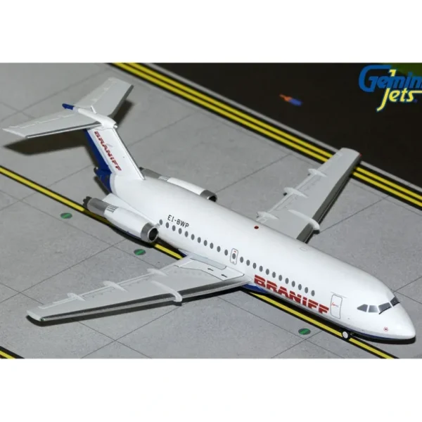 Gemini Jets G2BNF1312 1:200 Braniff BAC One-Eleven Series 200 EI-BWP (1980s Reebok livery) - Miniature Marvels: Airplane Models & Painted Dice* Airplane Model