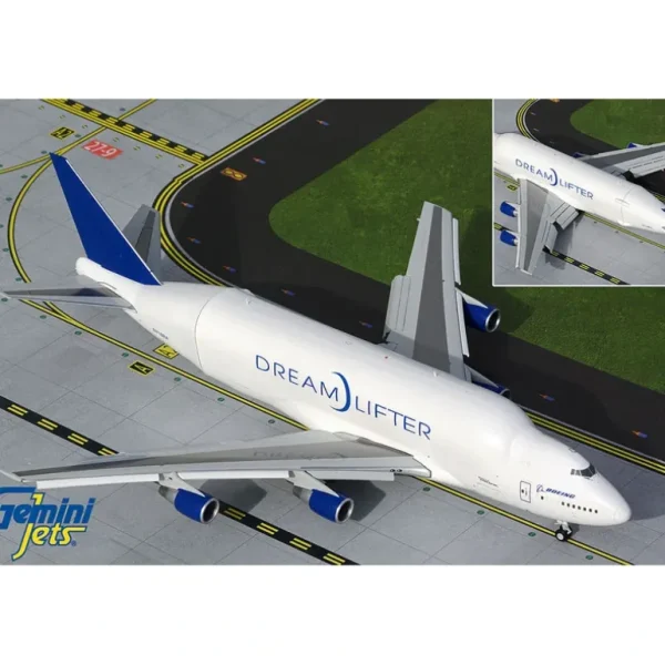 Gemini Jets G2BOE1003F 1:200 Boeing 747-400CF Dreamlifter (Flaps Down) - Miniature Marvels: Airplane Models & Painted Dice* Airplane Model