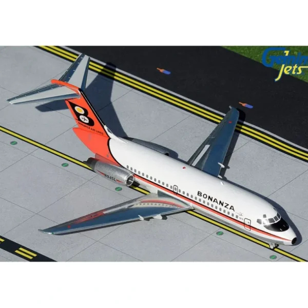 Gemini Jets G2BZA480 1:200 Bonanza Air Lines DC-9-11 N945L - Miniature Marvels: Airplane Models & Painted Dice* Airplane Model
