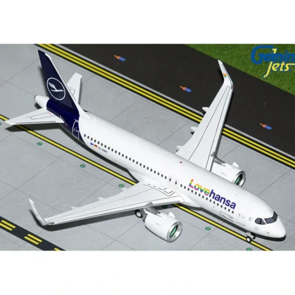 Gemini Jets G2DLH1198 1:200 Lufthansa Airbus A320neo - Miniature Marvels: Airplane Models & Painted Dice* Airplane Model