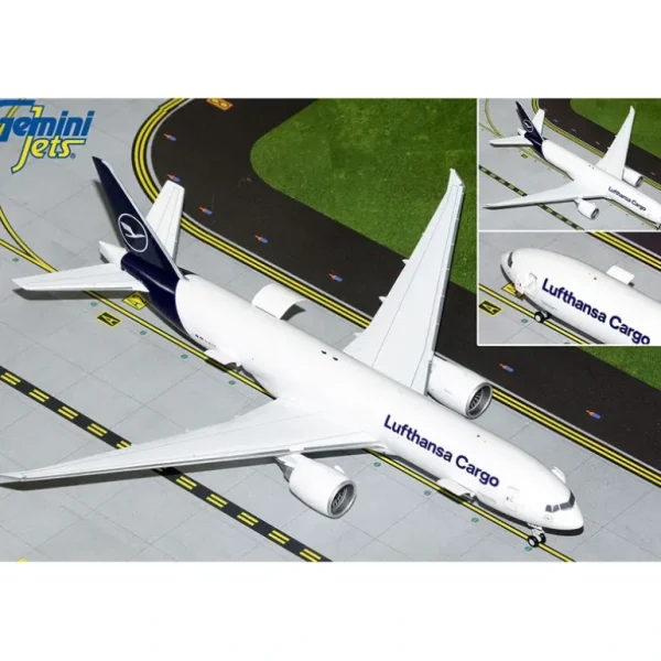 Gemini Jets G2DLH1144 1:200 Lufthansa Boeing 777F (Interactive) - Miniature Marvels: Airplane Models & Painted Dice* Airplane Model
