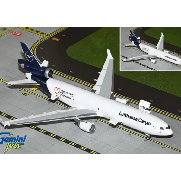 Gemini Jets G2DLH1179 1:200 Lufthansa MD-11F "Farewell" - Miniature Marvels: Airplane Models & Painted Dice* Airplane Model