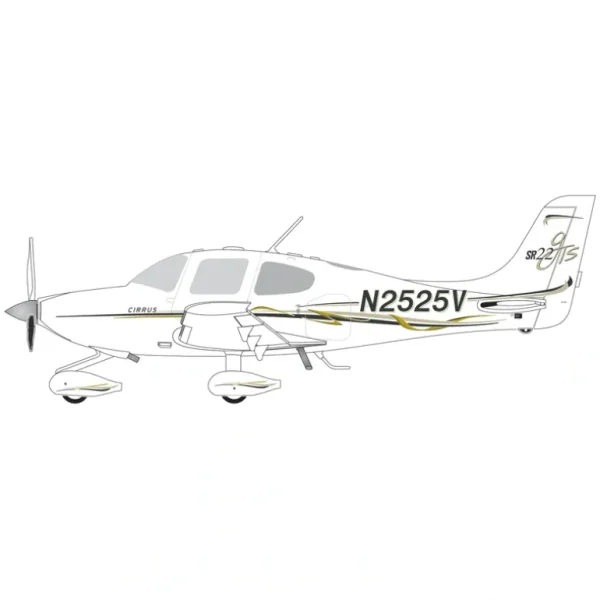 Gemini Jets GGCIR013 1:72 Cirrus SR22 "Sporty's / Wright Bros" - Miniature Marvels: Airplane Models & Painted Dice* Airplane Model