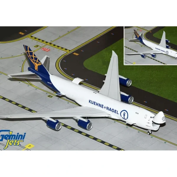 Gemini Jets G2GTI1240 1:200 Atlas Air/Kuehne+Nagel Boeing 747-8F N862GT (Interactive) - Miniature Marvels: Airplane Models & Painted Dice* Airplane Model