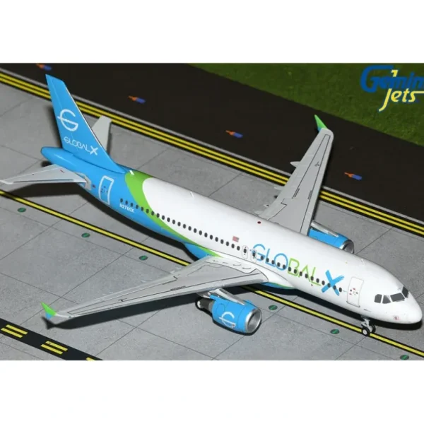 Gemini Jets G2GXA1285 1:200 GlobalX Airlines Airbus A320 N276GX - Miniature Marvels: Airplane Models & Painted Dice* Airplane Model