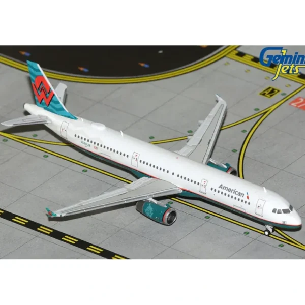 Gemini Jets GJAAL2262 1:400 American Airlines A321-200 N580UW America West Heritage Livery - Miniature Marvels: Airplane Models & Painted Dice* Airplane Model