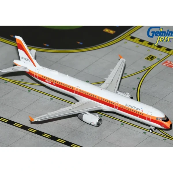 Gemini Jets GJAAL2256 1:400 American Airlines A321 N582UW PSA Heritage Livery - Miniature Marvels: Airplane Models & Painted Dice* Airplane Model