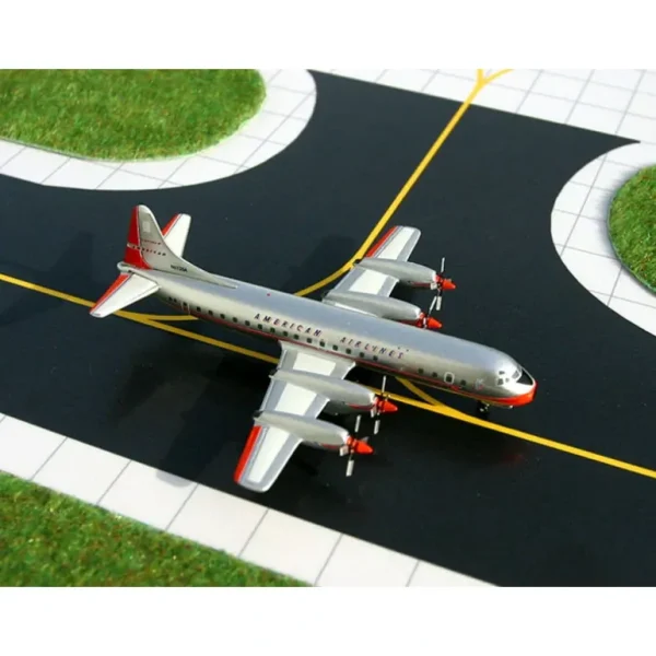 Gemini Jets GJAAL491 1:400 American Airlines L-188 Electra N6128A - Miniature Marvels: Airplane Models & Painted Dice* Airplane Model