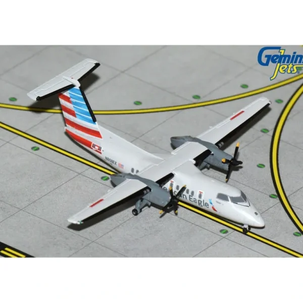 Gemini Jets GJAAL1707 1:400 American Eagle / Piedmont Airlines Dash 8-100 N808EX - Miniature Marvels: Airplane Models & Painted Dice* Airplane Model