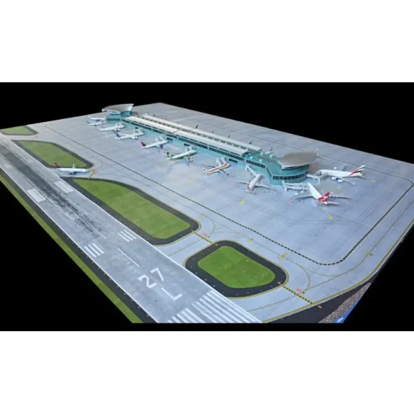 Gemini Jets GJAPS008 1:400 Deluxe Airport Mat - Miniature Marvels: Airplane Models & Painted Dice* Airplane Model