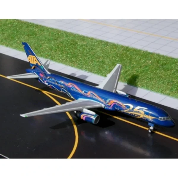 Gemini Jets GJATA086 1:400 ATA Boeing 757-200 N520AT - Miniature Marvels: Airplane Models & Painted Dice* Airplane Model
