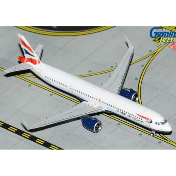 Gemini Jets GJBAW2115 1:400 British Airways Airbus A321neo - Miniature Marvels: Airplane Models & Painted Dice* Airplane Model