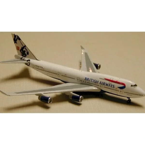 Gemini Jets GJBAW015 1:400 British Airways Boeing 747-400 G-BNLR "Hong Kong - 'Rendevous'" - Miniature Marvels: Airplane Models & Painted Dice* Airplane Model
