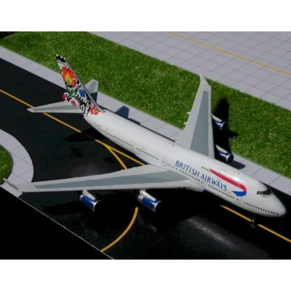 Gemini Jets GJBAW020 1:400 British Airways Boeing 747-400 G-BNLT "Poland - 'Koguty Lowicky'" - Miniature Marvels: Airplane Models & Painted Dice* Airplane Model