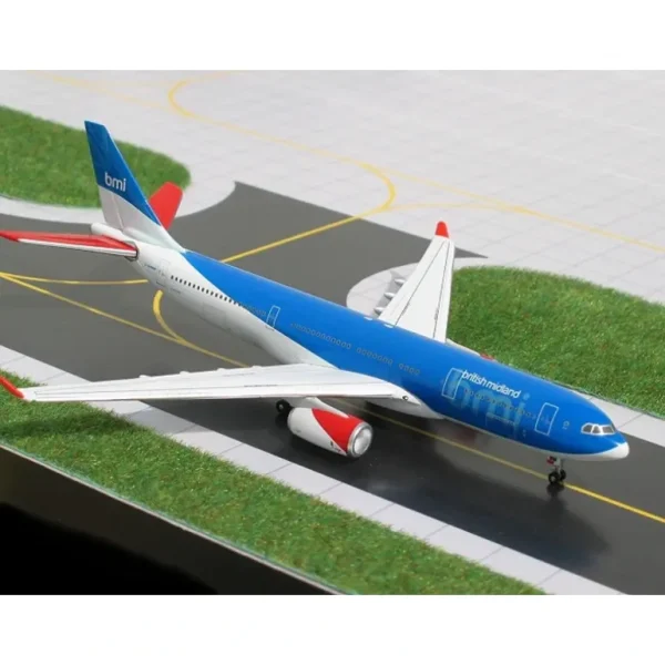 Gemini Jets GJBMI368 1:400 BMI Airbus A330-200 G-WWBM - Miniature Marvels: Airplane Models & Painted Dice* Airplane Model
