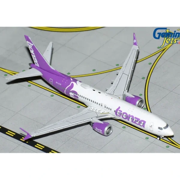 Gemini Jets GJBNZ2202 1:400 Bonza Boeing 737 MAX 8 - Miniature Marvels: Airplane Models & Painted Dice* Airplane Model