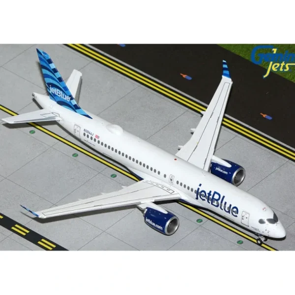 Gemini Jets G2JBU1213 1:200 JetBlue Airways Airbus A220-300 - Miniature Marvels: Airplane Models & Painted Dice* Airplane Model