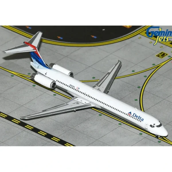 Gemini Jets GJDAL1123 1:400 Delta Air Lines MD-88 N941DL (Colors in Motion/wavy livery) - Miniature Marvels: Airplane Models & Painted Dice* Airplane Model