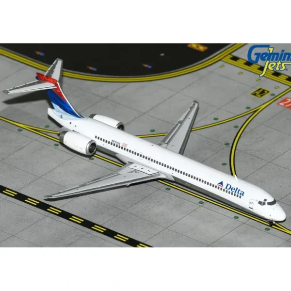 Gemini Jets GJDAL1417 1:400 Delta Air Lines MD-90 N910DN (Colors in Motion livery) - Miniature Marvels: Airplane Models & Painted Dice* Airplane Model
