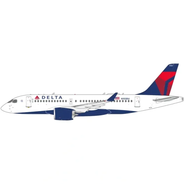 Gemini Jets GJDAL2099 1:400 Delta Airbus A220-100 - Miniature Marvels: Airplane Models & Painted Dice* Airplane Model
