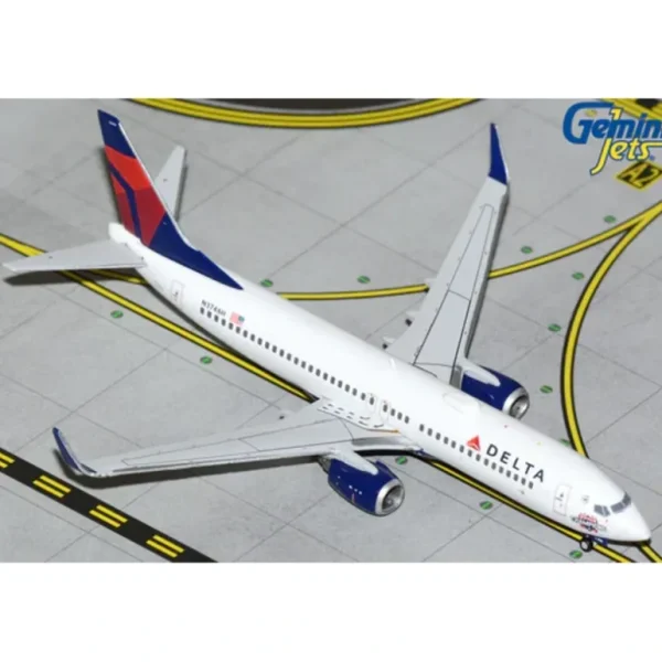 Gemini Jets GJDAL2101 1:400 Delta Boeing 737-800W "Atlanta Braves" - Miniature Marvels: Airplane Models & Painted Dice* Airplane Model