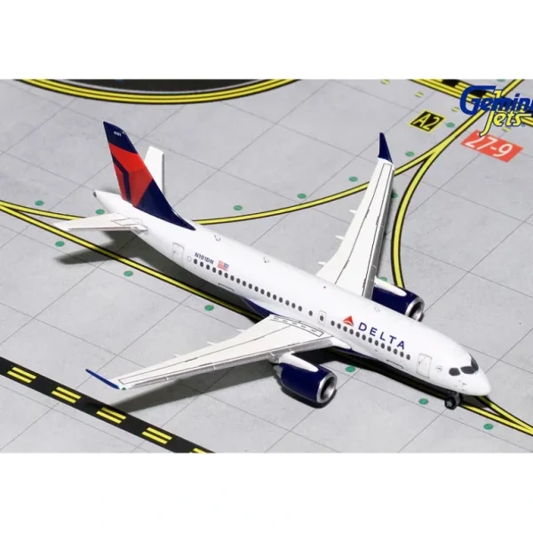 Gemini Jets GJDAL1701 1:400 Delta Bombardier CS100/Airbus A220-100 N101DN - Miniature Marvels: Airplane Models & Painted Dice* Airplane Model