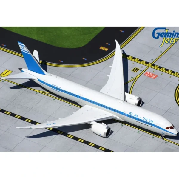 Gemini Jets GJELY893 1:400 El Al Boeing 787-9 4XEDF - Miniature Marvels: Airplane Models & Painted Dice* Airplane Model