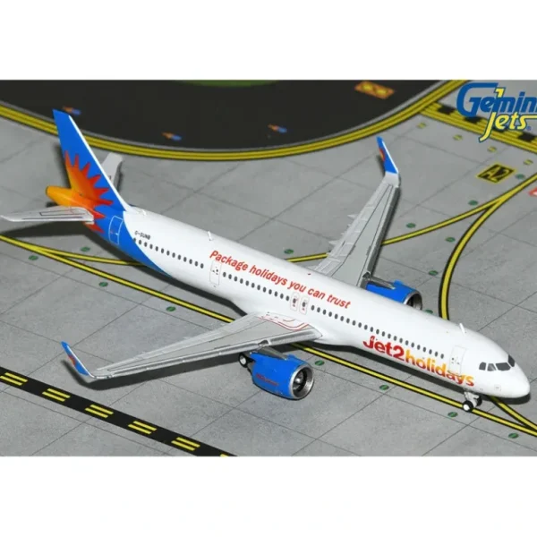 Gemini Jets GJEXS2237 1:400 Jet2Holidays Airbus A321neo G-SUNB - Miniature Marvels: Airplane Models & Painted Dice* Airplane Model