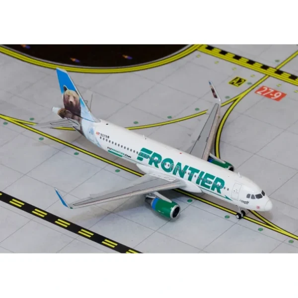 Gemini Jets GJFFT1576 1:400 Frontier Airlines Airbus A320 - Miniature Marvels: Airplane Models & Painted Dice* Airplane Model