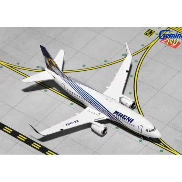 Gemini Jets GJGMT1429 1:400 Magni Charters Boeing 737-300 XA-UQX - Miniature Marvels: Airplane Models & Painted Dice* Airplane Model