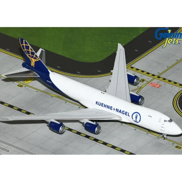 Gemini Jets GJGTI2203 1:400 Atlas Air/Kuehne+Nagel Boeing 747-8F N862GT (Second to Last Boeing 747) - Miniature Marvels: Airplane Models & Painted Dice* Airplane Model