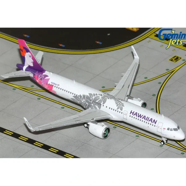 Gemini Jets GJHAL2302 1:400 Hawaiian Airlines A321neo N208HA - Miniature Marvels: Airplane Models & Painted Dice* Airplane Model