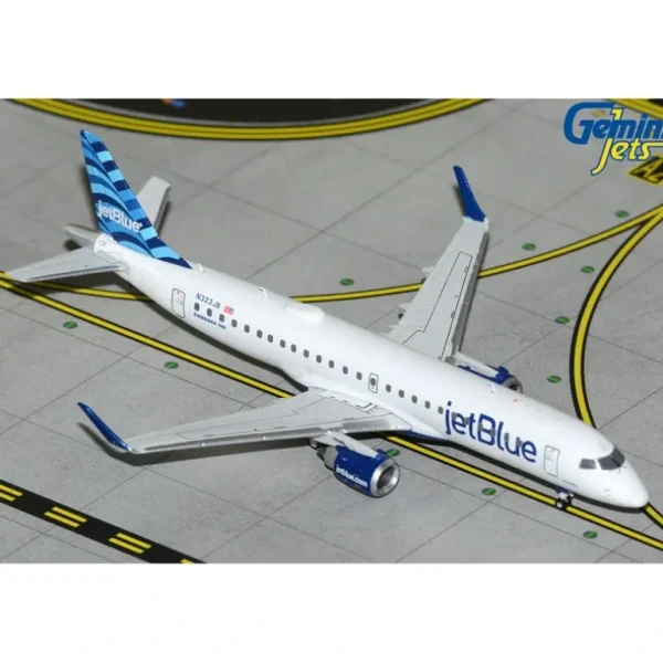 Gemini Jets GJJBU2287 1:400 JetBlue Airways E190-100IGW N323JB - Miniature Marvels: Airplane Models & Painted Dice* Airplane Model