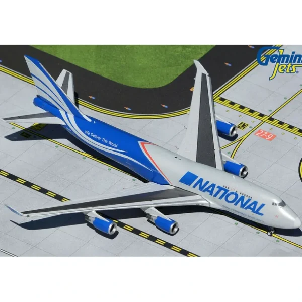 Gemini Jets GJNCR2016 1:400 National Airlines Boeing 747-400BCF - Miniature Marvels: Airplane Models & Painted Dice* Airplane Model